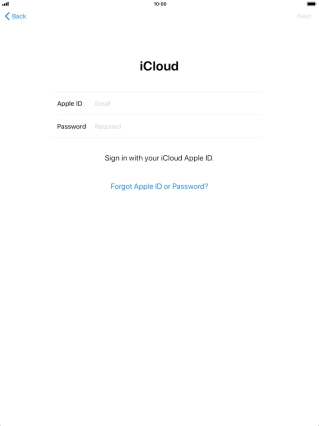 Press the field next to 
