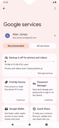 Press Find My Device.