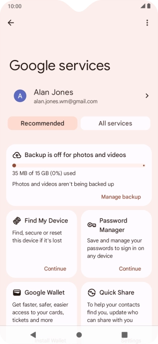 Press Find My Device.