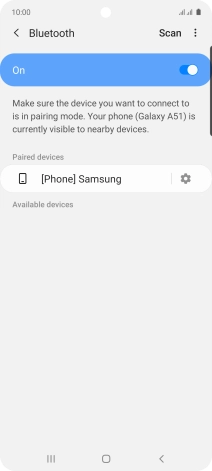 Press the Home key to return to the home screen.