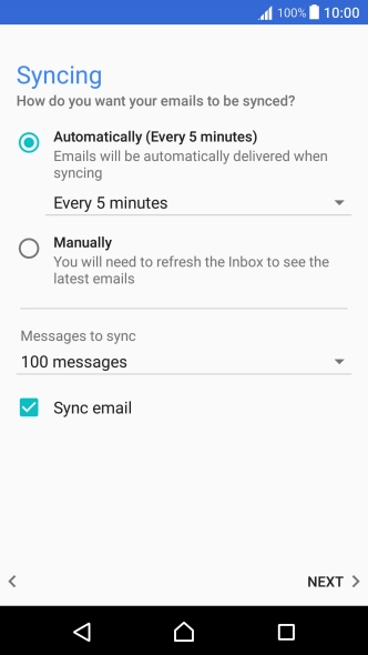 Press the drop down list below Press the drop down list below