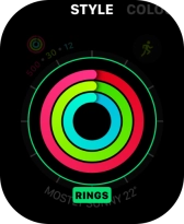 Turn the Digital Crown to see the different watch faces.