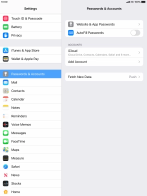 Press Add Account. Press Add Account.