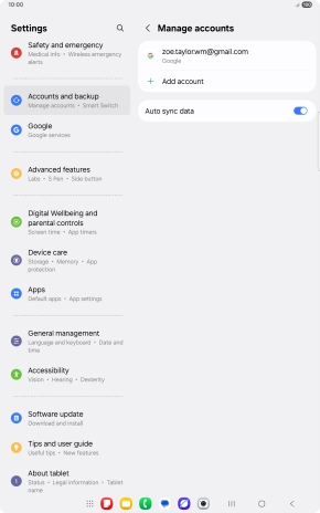 Press the Home key to return to the home screen.