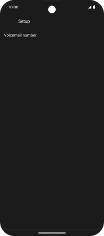 Press Voicemail number.