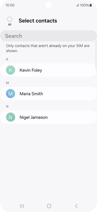 Press the field above 