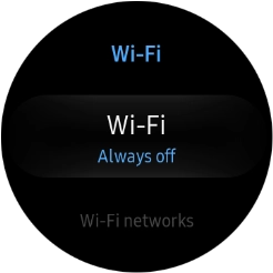 Press Wi-Fi. Press Wi-Fi.