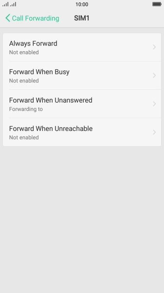 Press the Home key to return to the home screen.