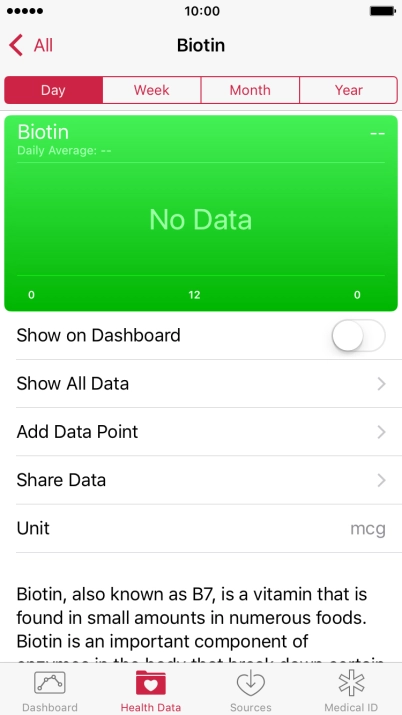 Press Add Data Point and follow the instructions on the screen to key in the required information.