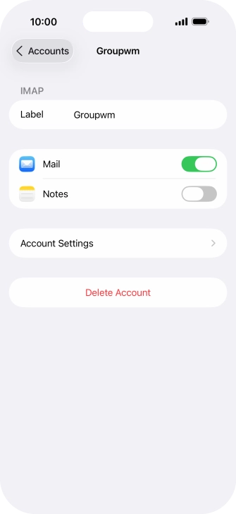 Press Account Settings. Press Account Settings.