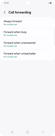 Press the Home key to return to the home screen.