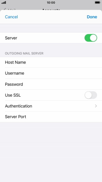 Press Authentication.