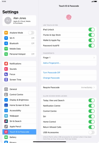 Press the indicator next to Press the indicator next to