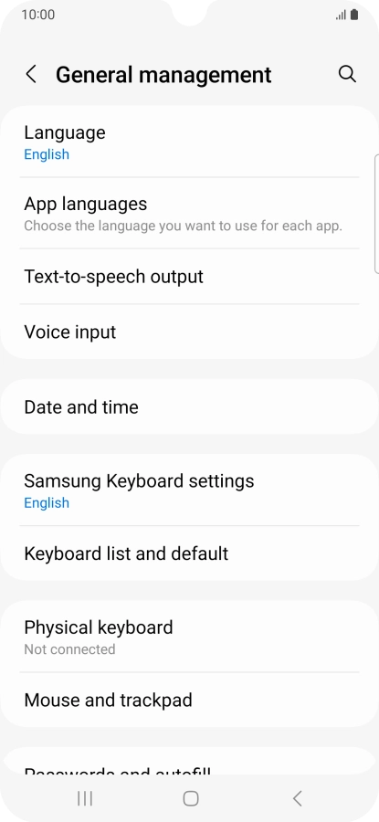 Press Date and time.