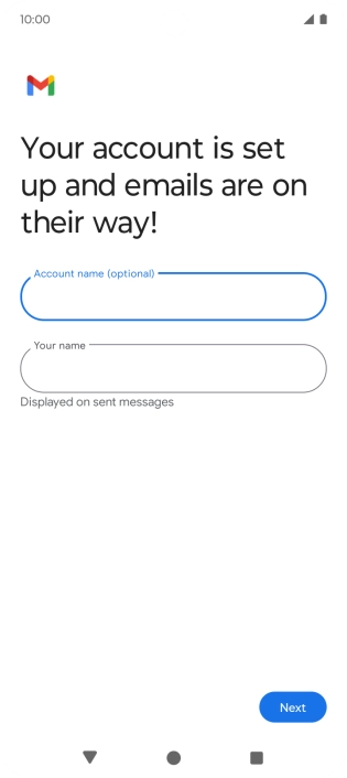 Press the field below 