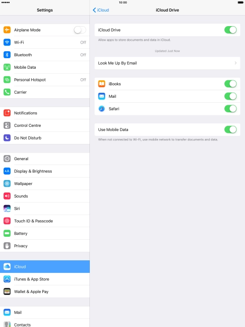 Press the indicator next to Press the indicator next to