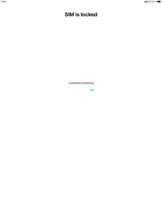 If your SIM is locked, key in your PIN and press OK.