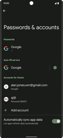 Slide your finger upwards starting from the bottom of the screen to return to the home screen.