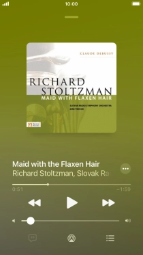 Press arrow right to go to the next audio file.