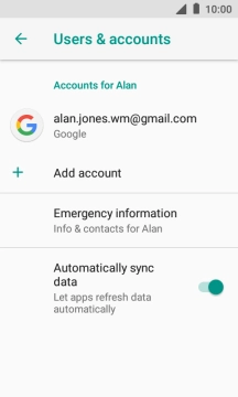 Press the Home key to return to the home screen.