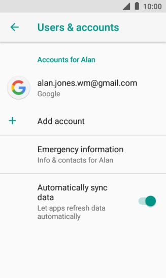 Press the Home key to return to the home screen.
