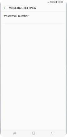 Press Voicemail number.