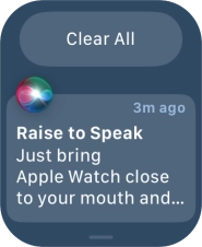 Press the required notification to open it.