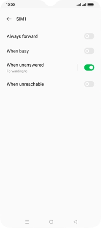 Press the Home key to return to the home screen.