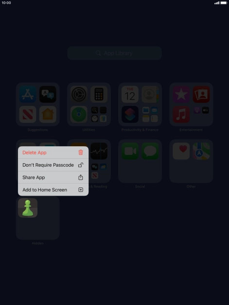 Press Don't Require Passcode.