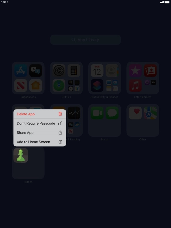 Press Don't Require Passcode.