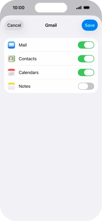 If this screen is displayed, you email account has been recognised and set up automatically. Follow the instructions on the screen to key in more information and finish setting up your email account.