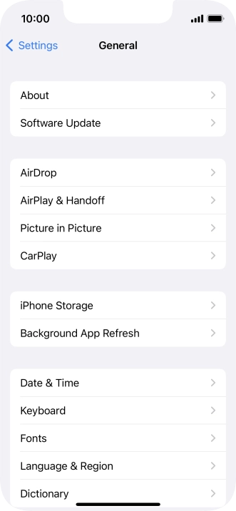 Press Background App Refresh.