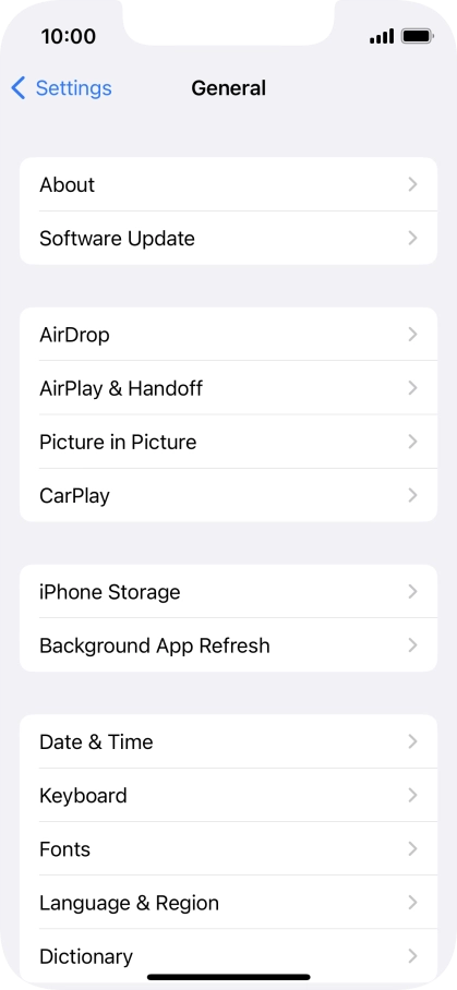 Press Background App Refresh.