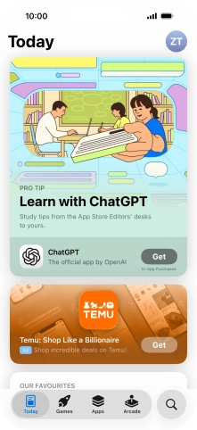 Press the search icon.