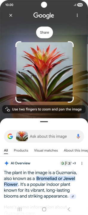 Follow the instructions on the screen to use the search results. Follow the instructions on the screen to use the search results.