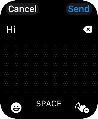 Press the input icon.