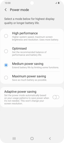 Press the Home key to return to the home screen.