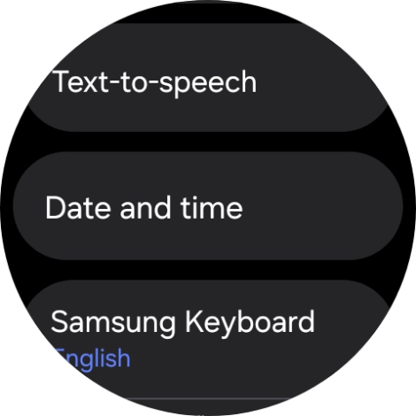 Press Date and time.