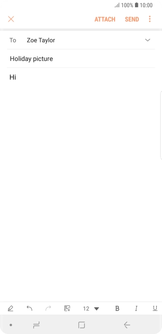 Press ATTACH. Press ATTACH.