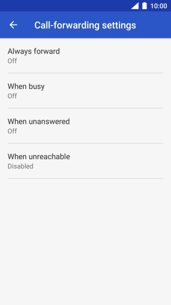 Press the Home key to return to the home screen.