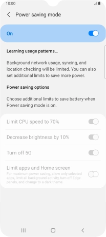 Press the Home key to return to the home screen.