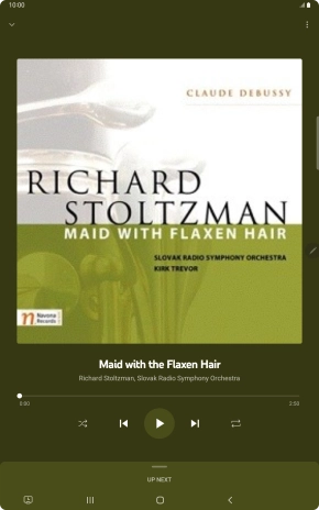 Press arrow right to go to the next audio file. Press arrow right to go to the next audio file.