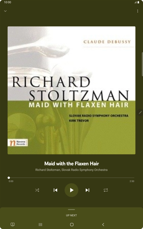 Press arrow right to go to the next audio file. Press arrow right to go to the next audio file.