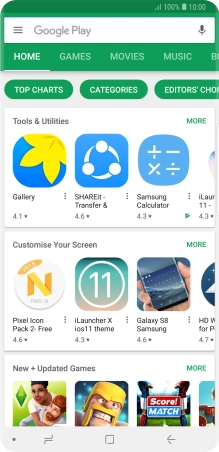 Slide your finger right starting from the left side of the screen. Slide your finger right starting from the left side of the screen.