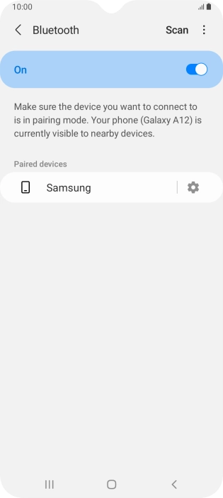 Press the Home key to return to the home screen.