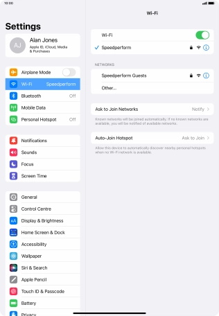 Slide your finger upwards starting from the bottom of the screen to return to the home screen.