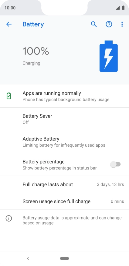 Press Battery Saver.