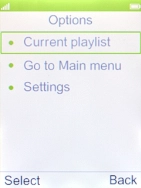 Select Go to Main menu. Select Go to Main menu.