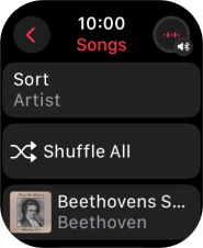 Go to the required category or playlist and press the required audio file. Go to the required category or playlist and press the required audio file.