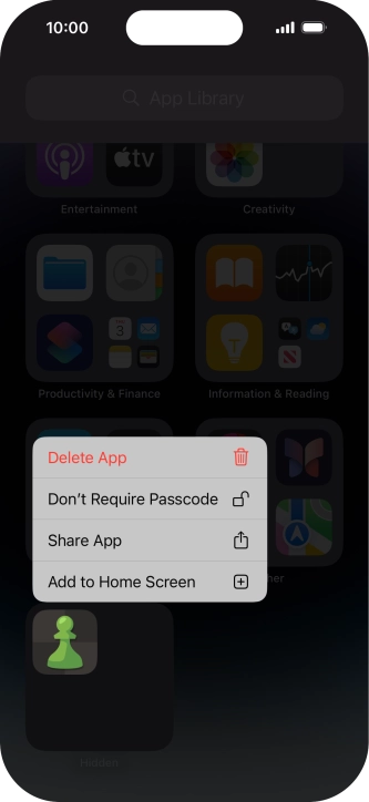Press Don't Require Passcode.